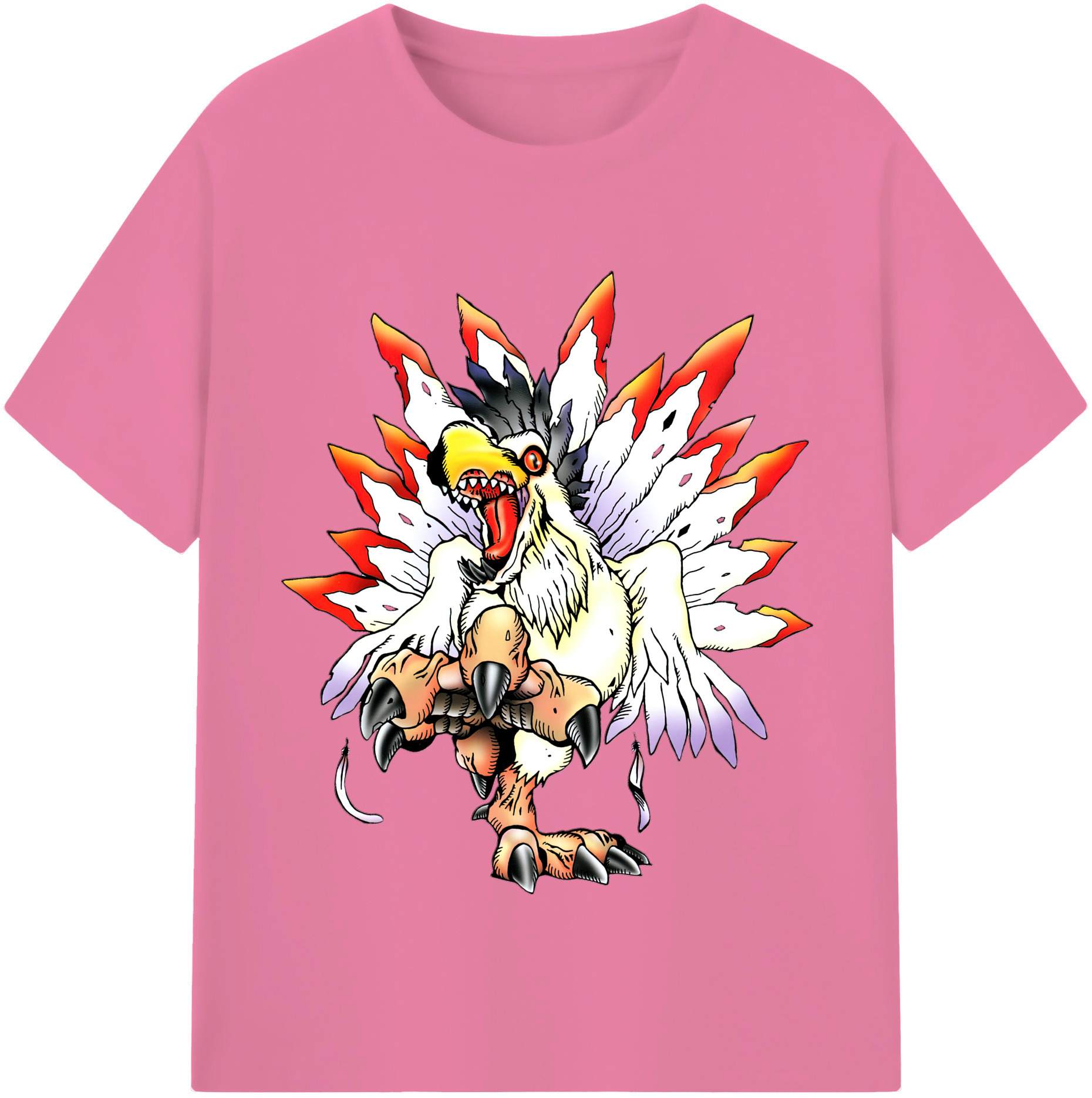 （画像用） Digimon デジタルモンスター/デジモン 綿100％半袖Tシャツ（フロントプリント）